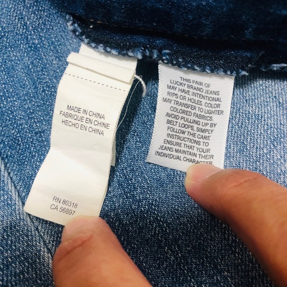 LUCKY BRAND SWEET JEAN CROP 8/29 Capri Style - Picture 7 of 7